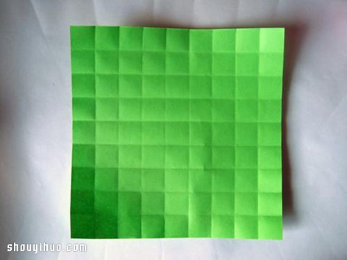 一張紙折紙立體圣誕樹手工DIY制作圖解教程 -  rpnrmr.com