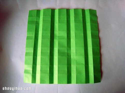 一張紙折紙立體圣誕樹手工DIY制作圖解教程 -  rpnrmr.com