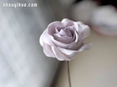 軟陶玫瑰花DIY 漂亮手工花手工制作圖解教程 -  rpnrmr.com