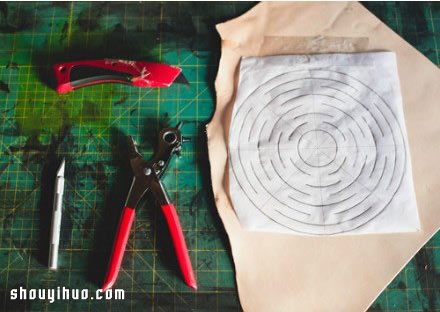 簡約皮革花盆架DIY 皮革盆栽吊架手工制作 -  rpnrmr.com