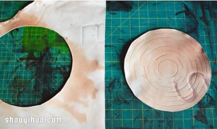 簡約皮革花盆架DIY 皮革盆栽吊架手工制作 -  rpnrmr.com