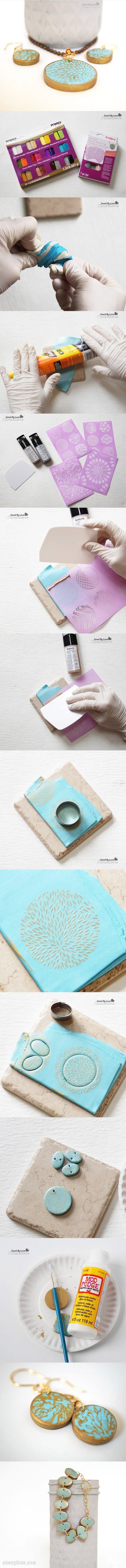 民族風(fēng)軟陶首飾飾品DIY手工制作圖解教程 -  rpnrmr.com