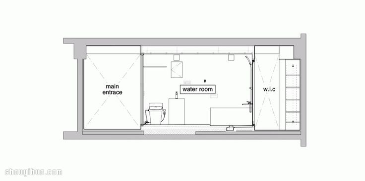 分區(qū)+平行視線 充分利用空間單身公寓裝修 -  rpnrmr.com
