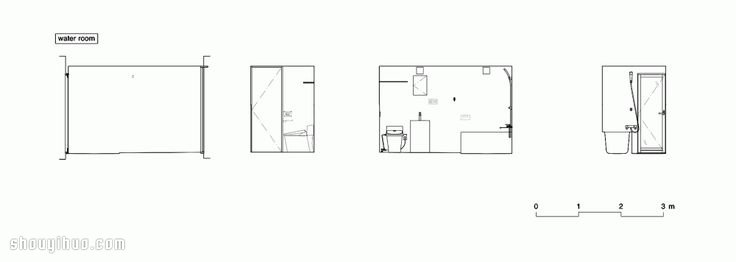 分區(qū)+平行視線 充分利用空間單身公寓裝修 -  rpnrmr.com