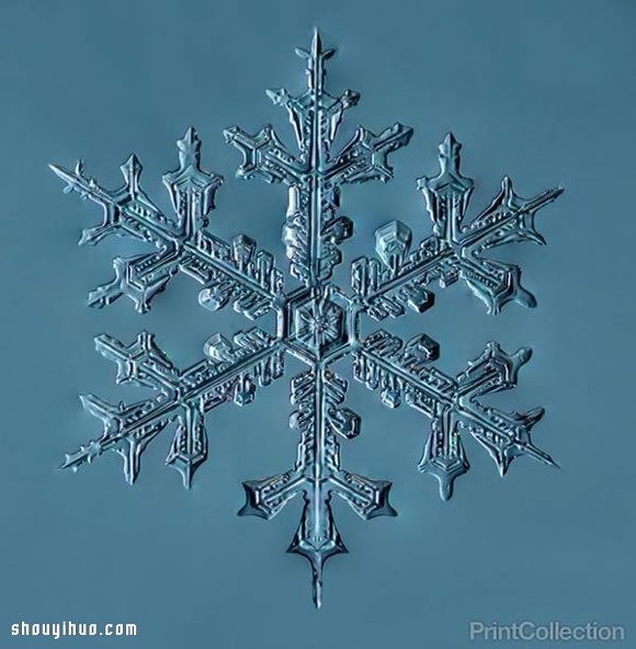用自制微距相機(jī) 拍下超夢(mèng)幻片片雪花雪晶 -  rpnrmr.com