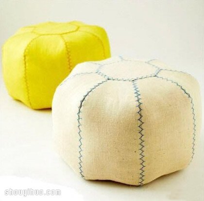 不織布手工制作家居布藝凳子圖解教程 -  rpnrmr.com
