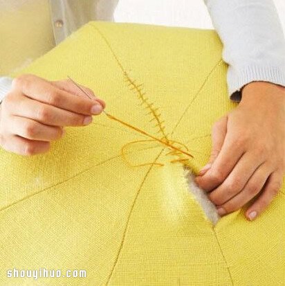 不織布手工制作家居布藝凳子圖解教程 -  rpnrmr.com