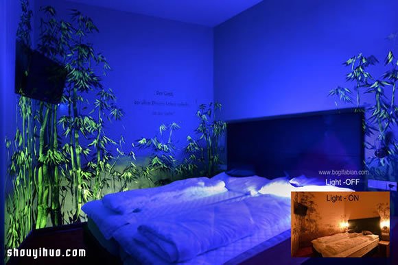 神奇的墻面夜光彩繪 關(guān)燈就變成奇幻世界！ -  rpnrmr.com