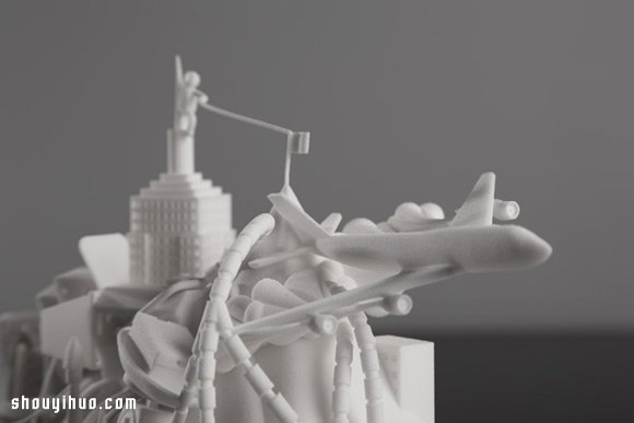 以Nike AF1為靈感打造尼龍材質(zhì)3D概念雕塑 -  rpnrmr.com