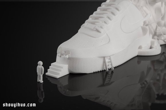 以Nike AF1為靈感打造尼龍材質(zhì)3D概念雕塑 -  rpnrmr.com
