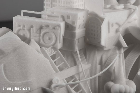 以Nike AF1為靈感打造尼龍材質(zhì)3D概念雕塑 -  rpnrmr.com