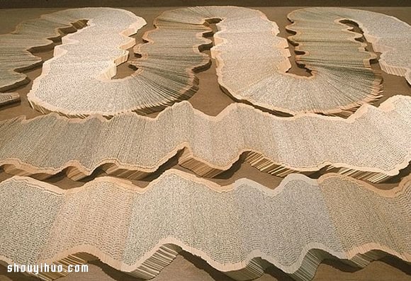 紙雕：舊書廢物利用雕刻精美手工藝術(shù)品 -  rpnrmr.com
