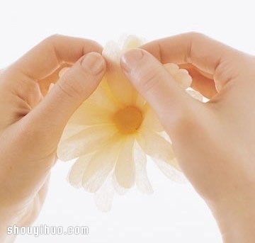 皺紋紙手工制作素雅菊花DIY圖解教程 -  rpnrmr.com