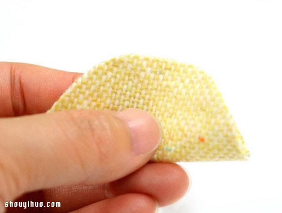 可愛甜美布藝花頭繩DIY手工制作圖解教程 -  rpnrmr.com