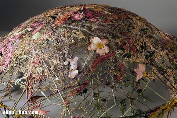 精美押花藝術(shù)：押花技術(shù)創(chuàng)作的花籃作品 -  rpnrmr.com