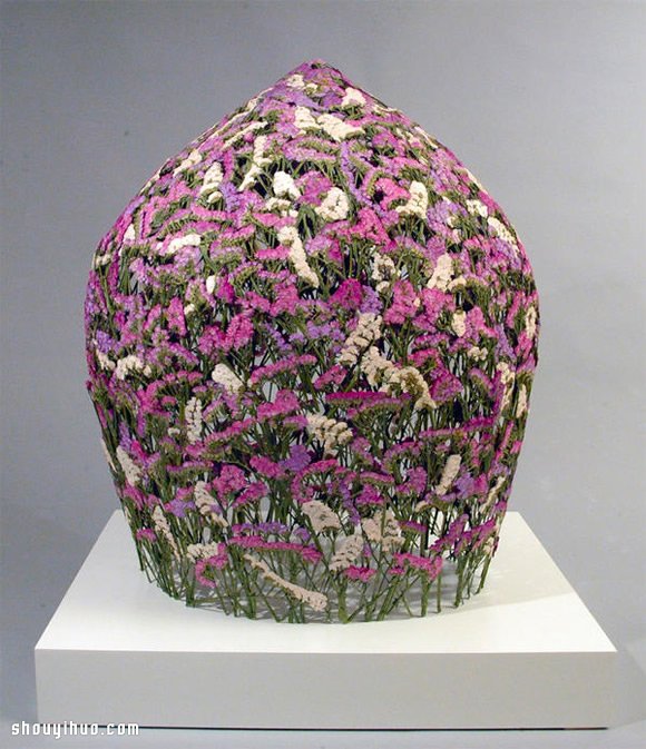 精美押花藝術(shù)：押花技術(shù)創(chuàng)作的花籃作品 -  rpnrmr.com