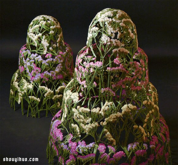 精美押花藝術(shù)：押花技術(shù)創(chuàng)作的花籃作品 -  rpnrmr.com