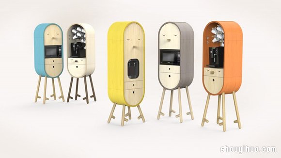 LO-LO 膠囊外型的微型廚房設計 -  rpnrmr.com