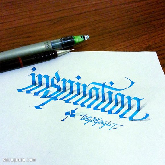 土耳其 Tolga Girgin 的3D立體字體畫(huà) -  rpnrmr.com