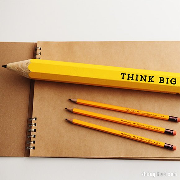 Think Big特大號鉛筆設(shè)計 夢想最好的提醒! -  rpnrmr.com