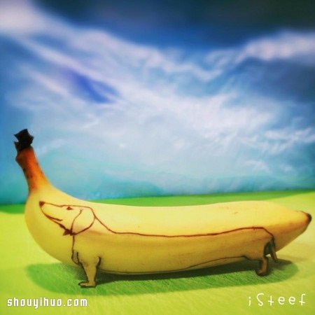 用香蕉來手工DIY 雕刻出不平凡的藝術(shù)作品 -  rpnrmr.com