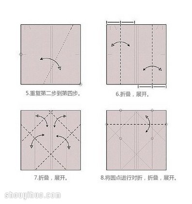 心形盒子的折法圖解 折紙心形紙盒子疊法 -  rpnrmr.com
