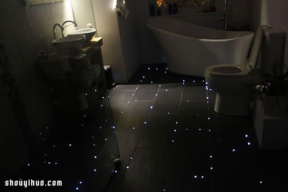 光纖創(chuàng)意DIY：把地板變成星光點點的夜空 -  rpnrmr.com