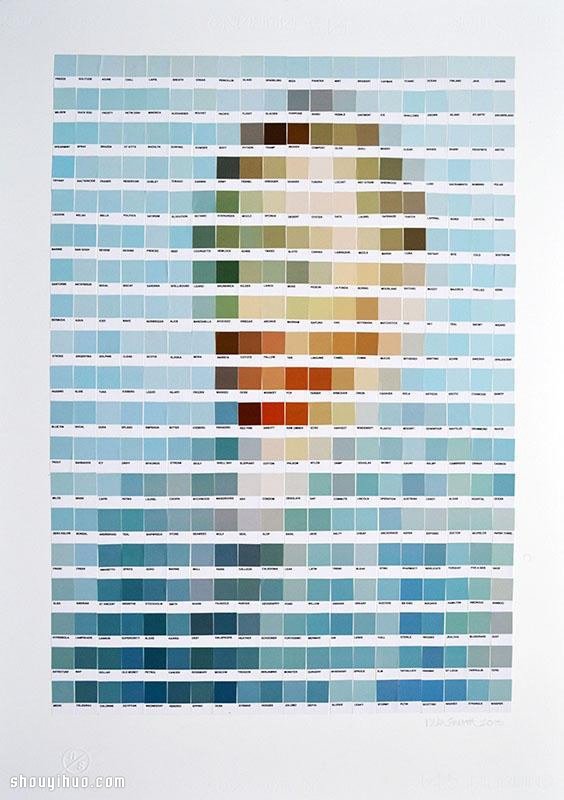 Psycolourgy 色卡拼貼DIY世界名畫 -  rpnrmr.com