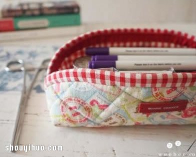 可愛韓國(guó)風(fēng)布藝手拿包筆袋DIY手工制作圖解 -  rpnrmr.com