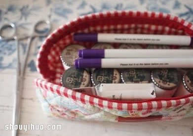 可愛韓國(guó)風(fēng)布藝手拿包筆袋DIY手工制作圖解 -  rpnrmr.com