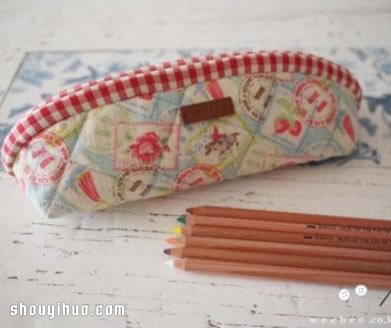 可愛韓國(guó)風(fēng)布藝手拿包筆袋DIY手工制作圖解 -  rpnrmr.com