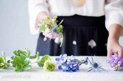 隨意花卉組合搭配 DIY漂亮插花教程圖解 -  rpnrmr.com