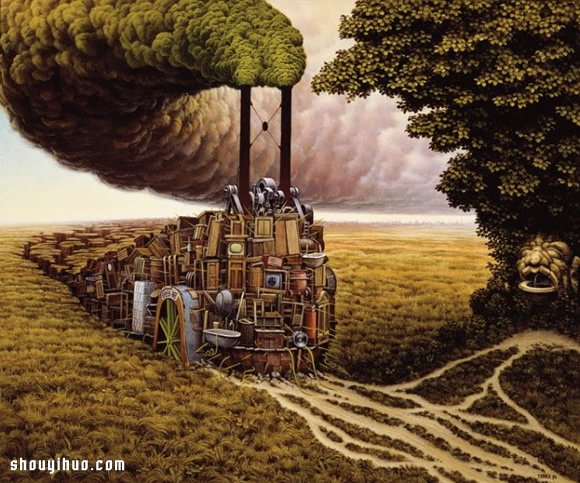 Jacek Yerka 帶你進(jìn)入夢(mèng)境般的插畫世界！ -  rpnrmr.com