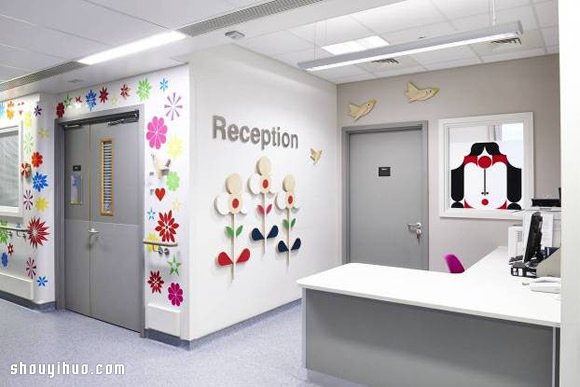 游樂園般的漂亮兒童醫(yī)院裝修布置設計 -  rpnrmr.com