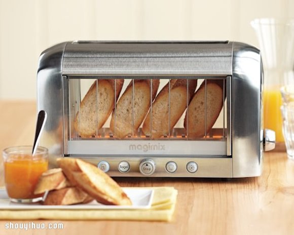 Vision Toaster 美觀實(shí)用的透明烤面包機(jī) -  rpnrmr.com