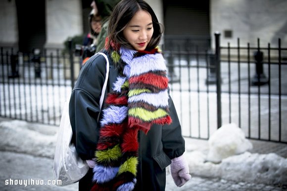 紐約時(shí)裝周街拍 冬日時(shí)尚人女性御寒穿搭 -  rpnrmr.com