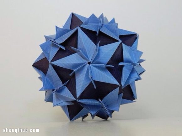 美輪美奐的手工折紙花球作品欣賞(一) -  rpnrmr.com