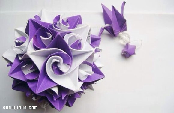美輪美奐的手工折紙花球作品欣賞(一) -  rpnrmr.com