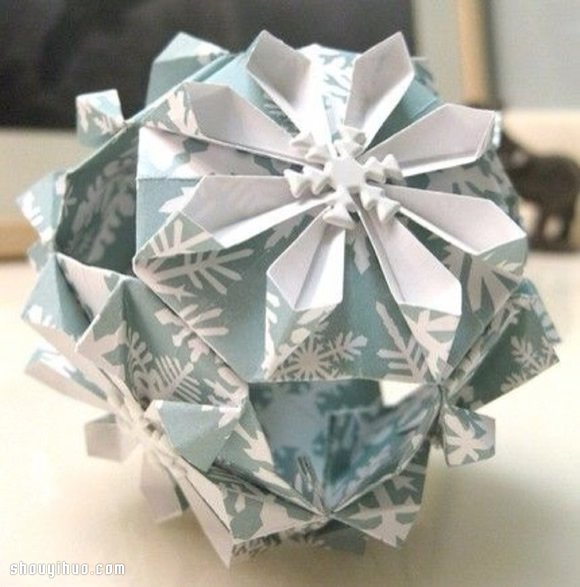 美輪美奐的手工折紙花球作品欣賞(一) -  rpnrmr.com