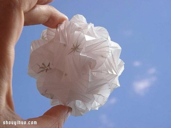 美輪美奐的手工折紙花球作品欣賞(一) -  rpnrmr.com