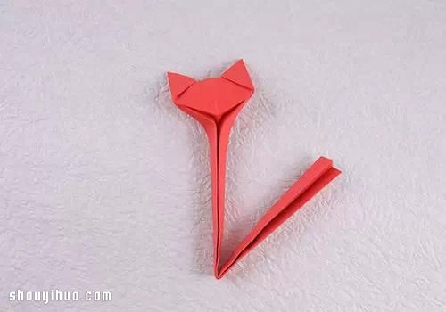 手工折紙可愛貓咪圖解 逼真貓咪的折法教程 -  rpnrmr.com