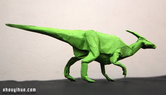 越南折紙藝術(shù)家Adam Tram的折紙恐龍作品 -  rpnrmr.com