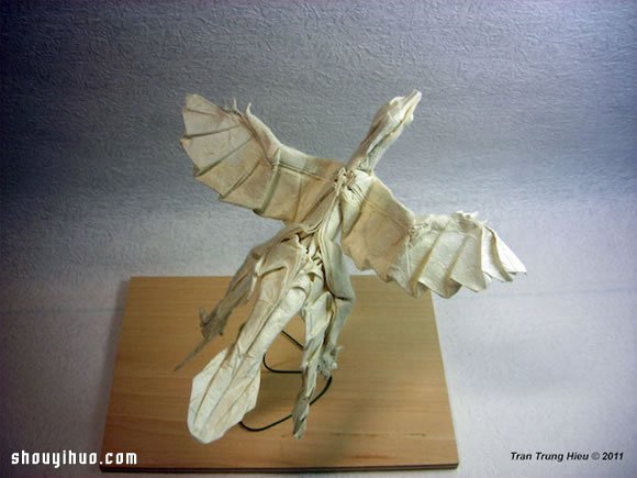 越南折紙藝術(shù)家Adam Tram的折紙恐龍作品 -  rpnrmr.com