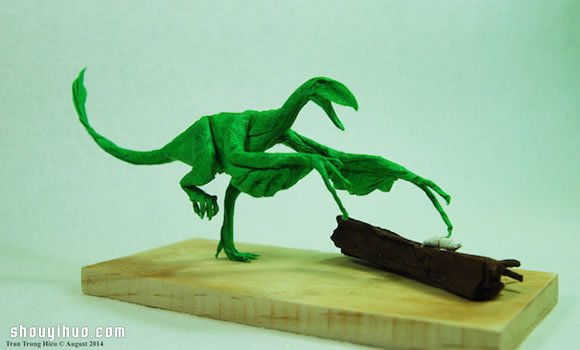 越南折紙藝術(shù)家Adam Tram的折紙恐龍作品 -  rpnrmr.com