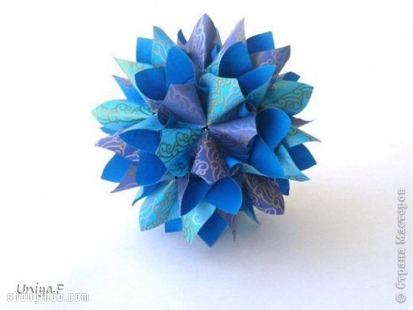 美輪美奐的手工折紙花球作品欣賞(三) -  rpnrmr.com