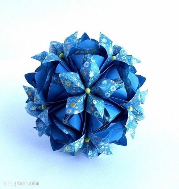 美輪美奐的手工折紙花球作品欣賞(三) -  rpnrmr.com