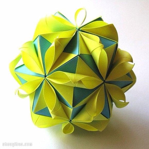 美輪美奐的手工折紙花球作品欣賞(三) -  rpnrmr.com