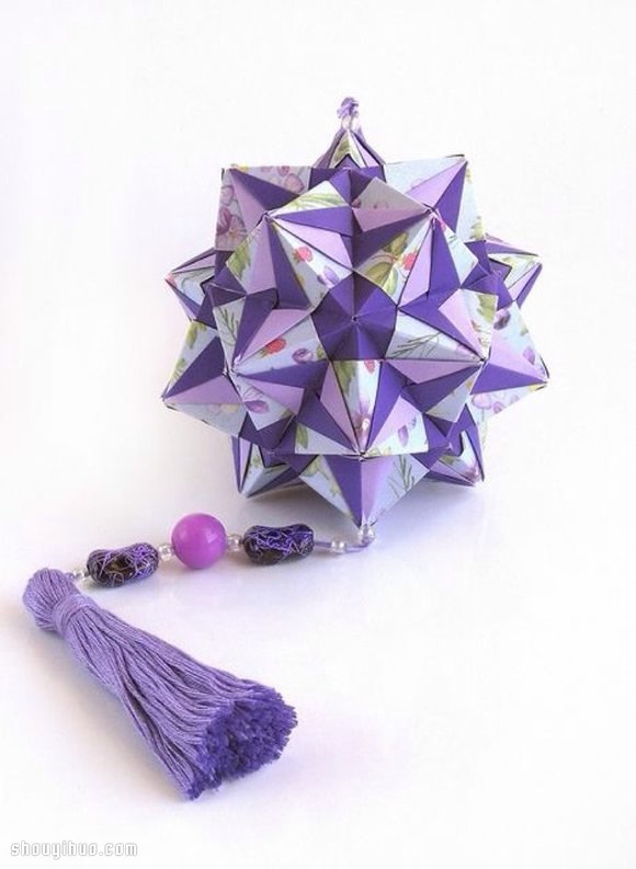 美輪美奐的手工折紙花球作品欣賞(三) -  rpnrmr.com