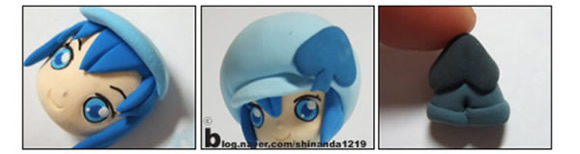 三款卡通小女孩粘土手辦手工制作圖解教程 -  rpnrmr.com