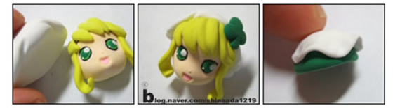 三款卡通小女孩粘土手辦手工制作圖解教程 -  rpnrmr.com